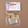 Bag -3.3 × 3.3 cm fastener, golden color