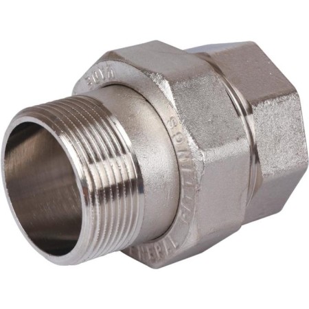 Detacible connection Stout SFT-0045-000112, American, 1 1/2 ", nickelized brass-2