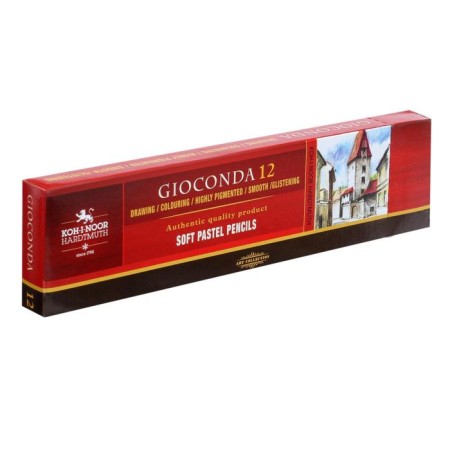Pastel dry in a pencil Koh-I-Noor Gioconda 8820/2 Soft Pastel, black-1