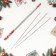 Bengal lights, 65 cm, 3 pieces, "white snow"