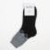 Women's socks, gray/black color, size 23-25