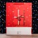 Laminated vertical "New Year gift", XL 43 x 55 x 15