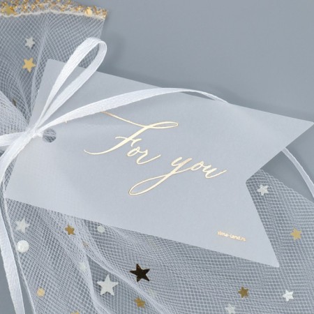 Gift bag from tulle "Sun", 13 x 18 cm +/- 1.5 cm-4