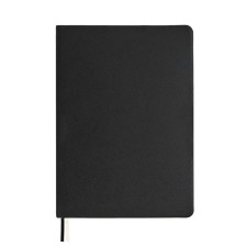 Dated diary 2024 A5 176 sheets, Devente.nobile, soft cover of artificial leather, lies, cream block 70 g/m2, black