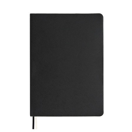Dated diary 2024 A5 176 sheets, Devente.nobile, soft cover of artificial leather, lies, cream block 70 g/m2, black