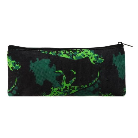 The pencil case is soft, 1 compartment, flat, 90 x 210 x 10 mm, Devente, Ergo. Dino-2