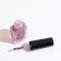 Pink nail polish with sparkles, holographic, tone 710, 6 ml