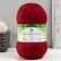 Yarn "Budget maxi" 40% wool, 60% acrylic 140m/150g (cherry - 091)