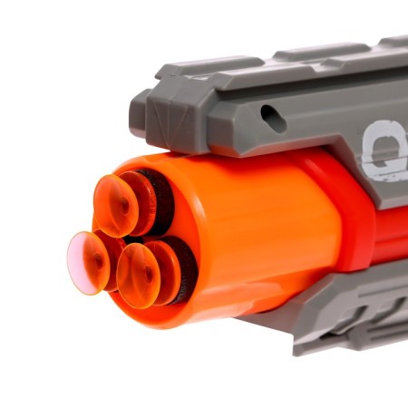 Blaster "Rotor", shoots with soft bullets, complete with a target, the color of a mix-6