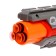 Blaster "Rotor", shoots with soft bullets, complete with a target, the color of a mix