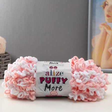 Yarn "Puffy More" 100 % micropoliester 11.5m/150g (6272)