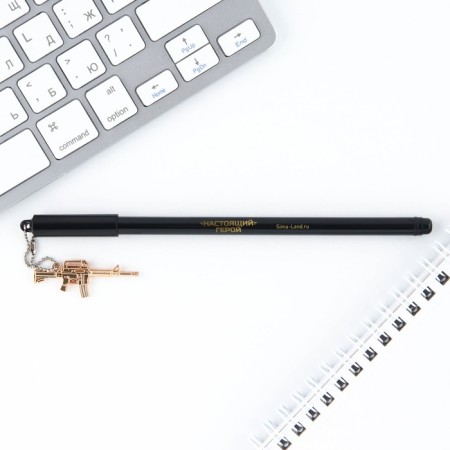 Handle Blue Blue Paste 0.5 mm with a suspension machine "Young hero" Plastic-3