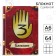 Notepad A6, 64 sheets, in a solid cover, gravity farz