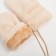 Women's mittens minku "Tender", rr 22cm, col. beige