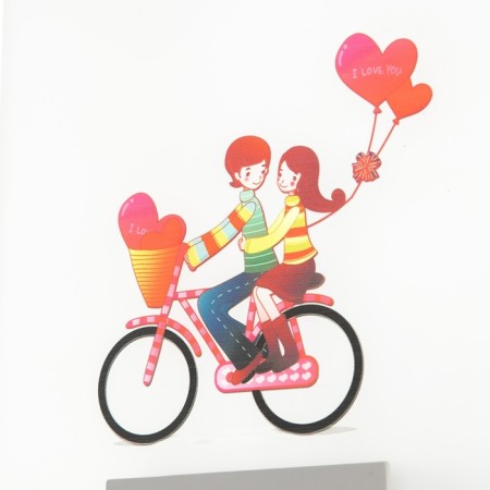 Sconces "in love pair" LED 6W 4000k white 19.5x6x19.5 cm-4