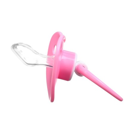Nipple - silicone dummy orthodontic, from 0 months, with a cap, pink color-6