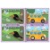 The book "Find the differences", level 1, 12 p., A5, Blue Tractor