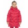 Coat for girls, height 104 cm, raspberry color