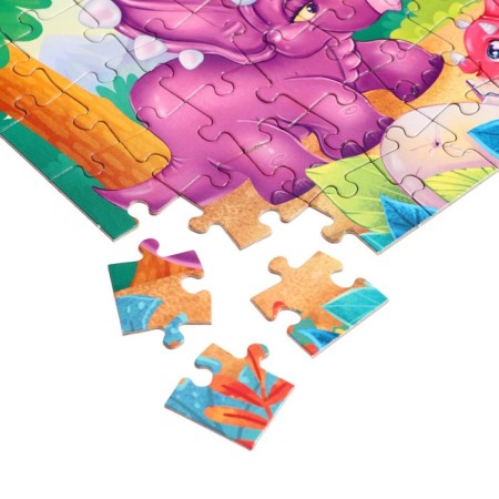 Puzzle "World of Dinosaurs" No. 45, 70 elements-4