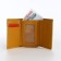 Women's wallet on magnet, yellow color
