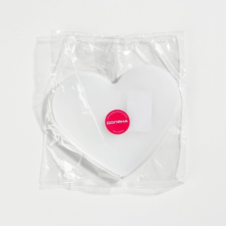 Mold Dolyana "Heart", silicone, 15 × 13 × 1 cm-3