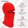 Balaclava windproof ONLYTOP, p. L, girth 56-60 cm, red color