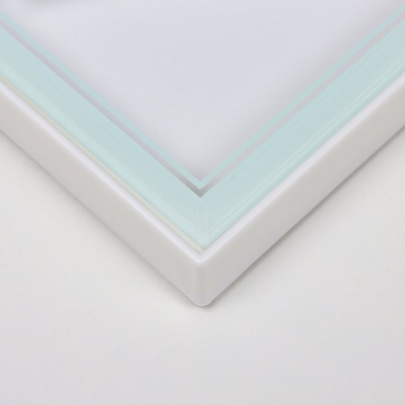 Photo frame plastic in 1 photo13x18 cm "Heart with a bow" White paper embossing 18x2x23 cm-3