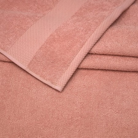Tainted towel "Contour", 400 grams, size 100x150 cm, pink color-2