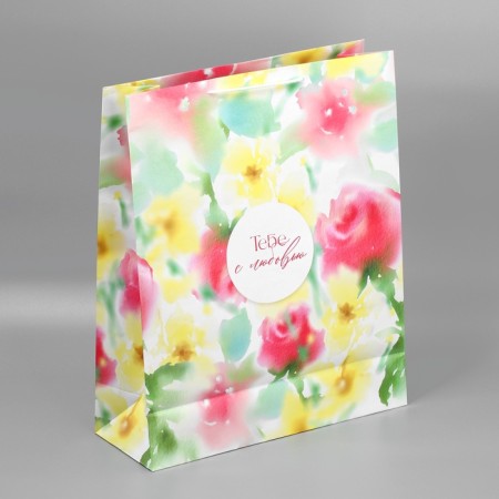 Gift package laminated, packaging, “you with love”, 40 x 49 x 15 cm-6