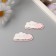 Decor for creativity wood, plastic "Sleeping cloud" Mirror set 2 pcs 5.3x2.6 cm mix