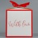 Gift folding box, packaging, "love", 12 x 12 x 12 cm