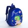 Baby backpack on lightning, blue color