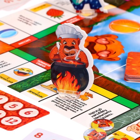 Board game "Rest without rules", 2-4 players, 7+-1