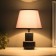 Table lamp "Theory" 1x40W E14 dark blue 22.2x22.2x33cm