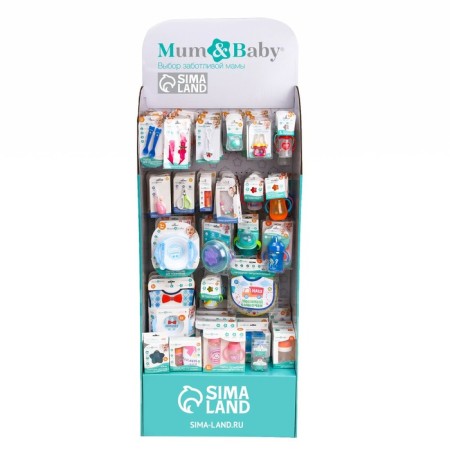 Star Mum & Baby, 1 shelf + 30 hooks 30 cm-3
