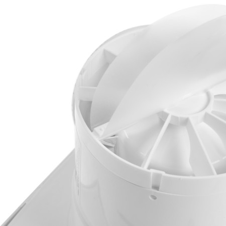 Explosive fan "Cosmetic" B100VK-Ooksh, D = 100 mm, 144 m³/h, with turn off, Obvo valve, under-3