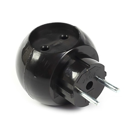 Tip electric rexant "ball", 6 a, without salary, black