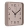Watch Wall Interior "Classics", silent, 19 x 19 cm, beige body