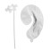 Topper number "9" - 3 "Silver