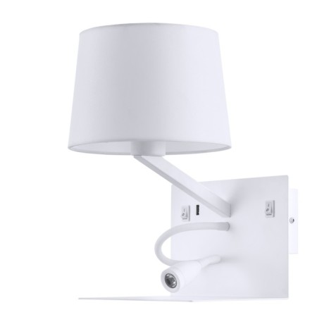 Bra Ibis, 1x40W E27 + 1x3W LED, 3000K, 300LM, white color