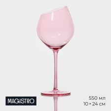 A glass of glass for the wine Magistro 