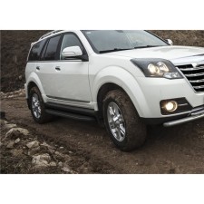 Premium-Black threshold threshold Rival, Great Wall Hover H3 2010-2016, with fasteners, A173LB.2001.4