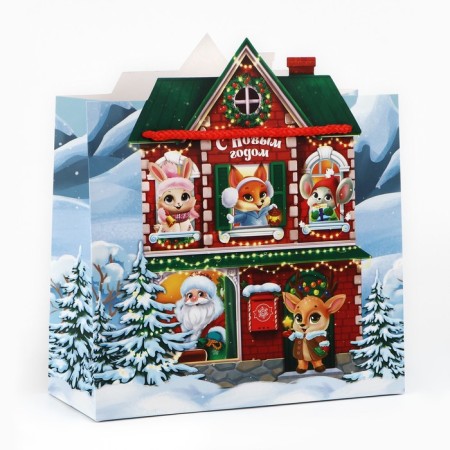 Gift Package "New Year's House", 25 x 27 x 10 cm, New Year-2
