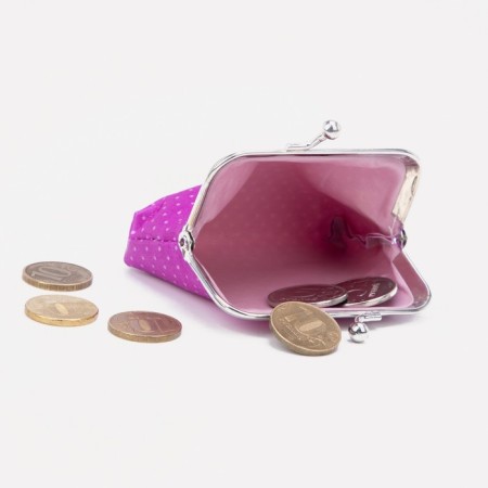 Women's wallet on the farmar, purple color-2
