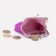 Women's wallet on the farmar, purple color