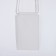 Cross-Bodi bag without fastening, white color