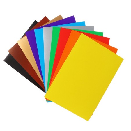 Cardboard of color A4, 10 sheets 10 colors kuromi, shaking, (gold + silver), 220g/m²-1