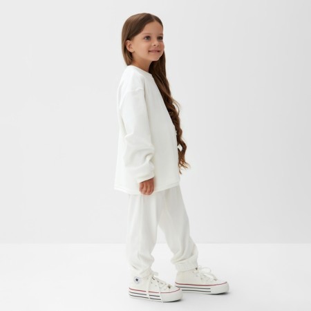 Kidshot (sweatshirt, trousers) KAFTAN PLUSHY R.36 (134-140), white-2