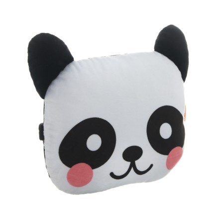 Pillow on the headrest Matech Cutie Line, 30 x 25 x 10 cm, black, white-1
