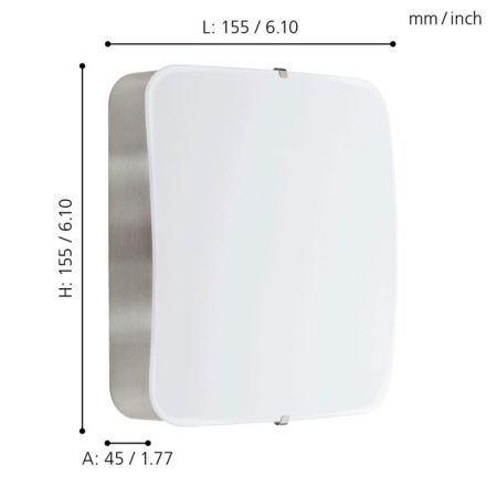 Cupella lamp, 1x11W LED, 3000K, 950LM, Nickel color-3